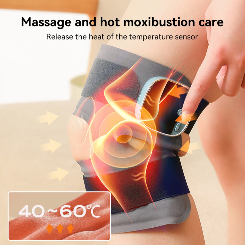 Intelligent Timing Knee Massager - Electric Knee Care Device with Timer