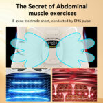 Smart Lumbar Massager with LED Display - Electric Waist Massage Device for Pain Relief & Relaxation