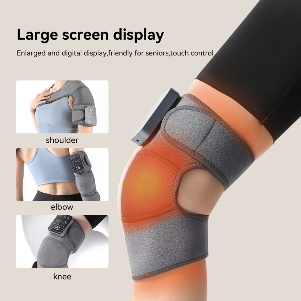 Heated Knee Massager with Adjustable Controls