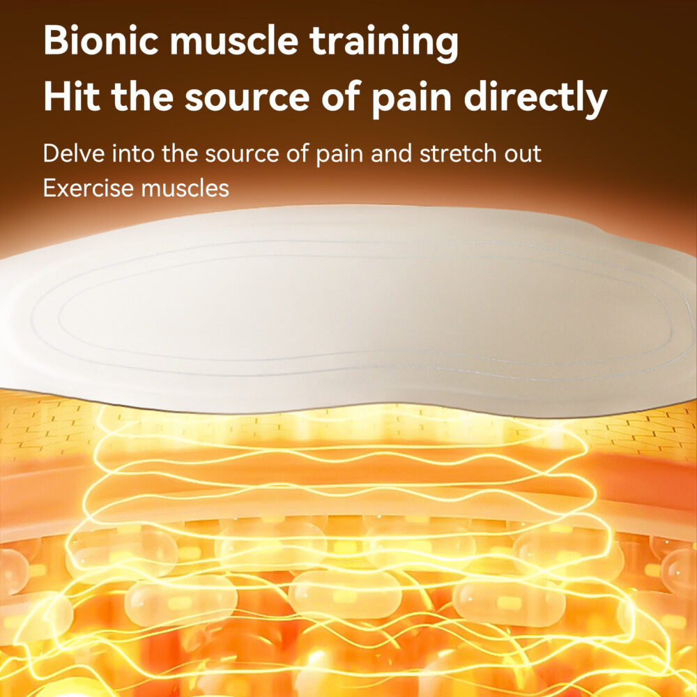 Smart Waist Massager Belt with Remote Control - Electric Lumbar Massage Device for Pain Relief & Relaxation