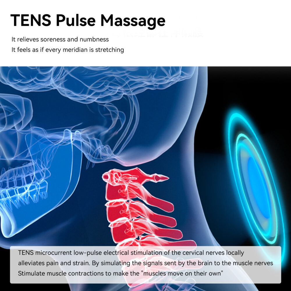 Portable Butterfly-Shaped Mini Massager - Electric Pulse Therapy Device for Muscle Relief