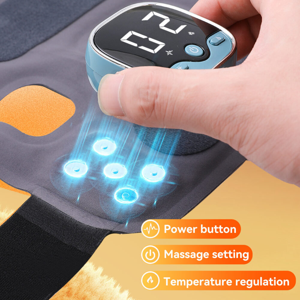 Intelligent Timing Knee Massager - Electric Knee Care Device with Timer