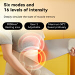 Smart Lumbar Massager with LED Display - Electric Waist Massage Device for Pain Relief & Relaxation