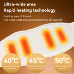 Smart Waist Massager Belt with Remote Control - Electric Lumbar Massage Device for Pain Relief & Relaxation