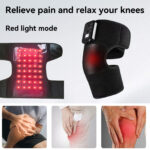 Wireless Knee Massager with Heat & Vibration, Adjustable Knee Brace for Knee Pain Relief