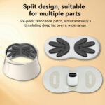 Smart Lumbar Massager with LED Display - Electric Waist Massage Device for Pain Relief & Relaxation