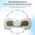 Portable Butterfly-Shaped Mini Massager - Electric Pulse Therapy Device for Muscle Relief