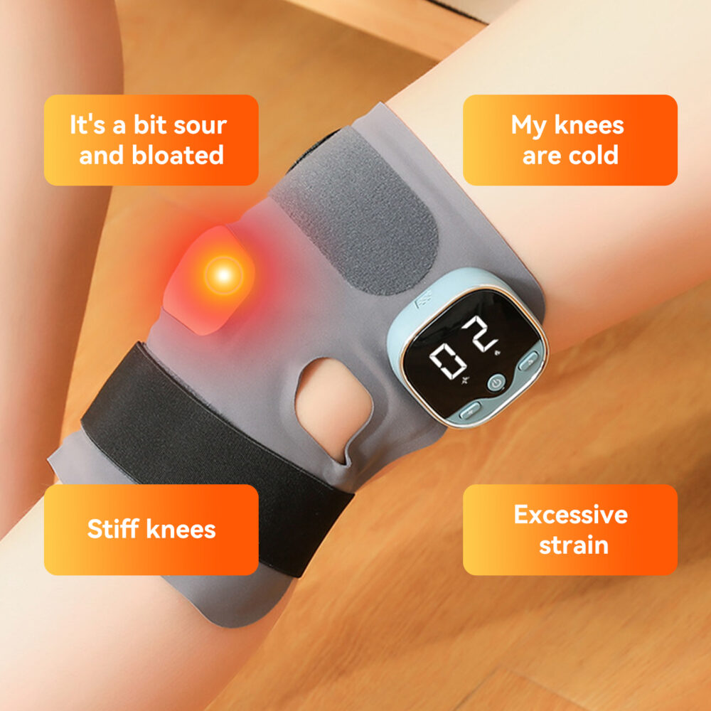 Intelligent Timing Knee Massager - Electric Knee Care Device with Timer
