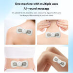 Portable Butterfly-Shaped Mini Massager - Electric Pulse Therapy Device for Muscle Relief