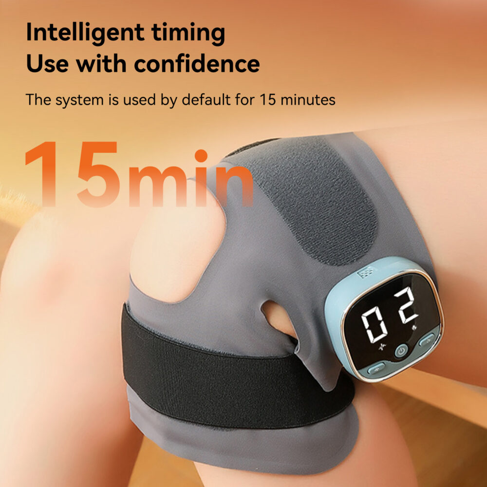 Intelligent Timing Knee Massager - Electric Knee Care Device with Timer
